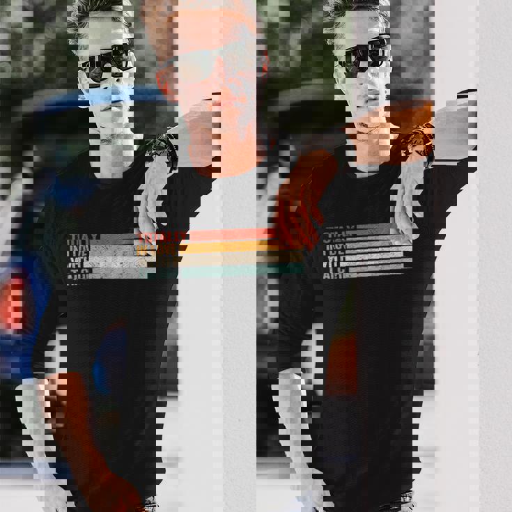 Totally In Love With Tai Chi レトロ マインドボディ ウェルネス 気功 長袖Tシャツ 彼への贈り物