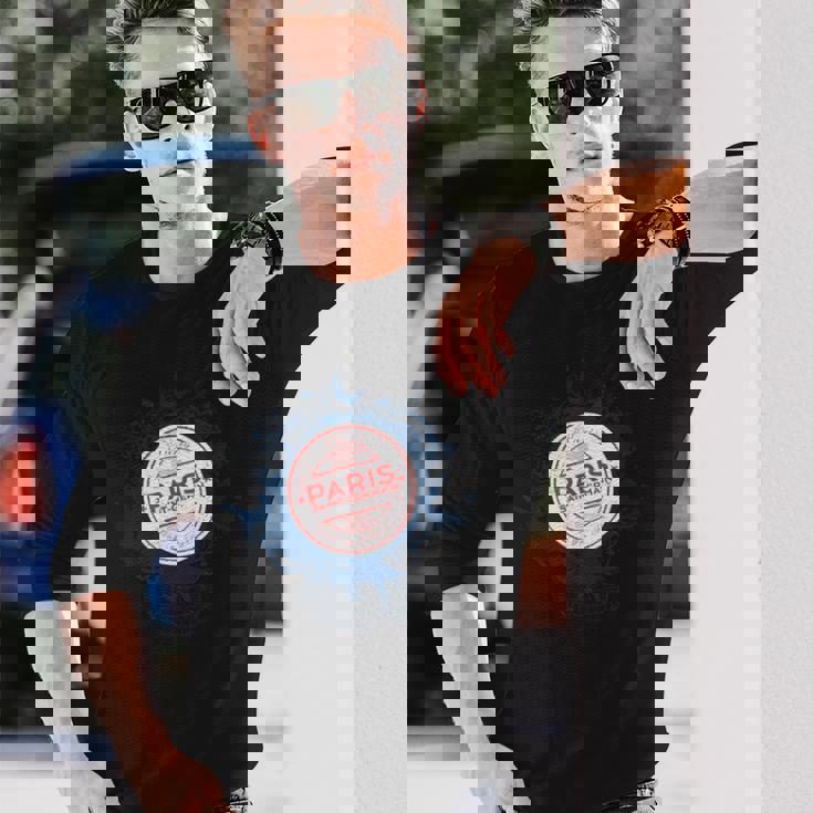 Trendy Parisaint Germain Circle Crest 長袖Tシャツ 彼への贈り物