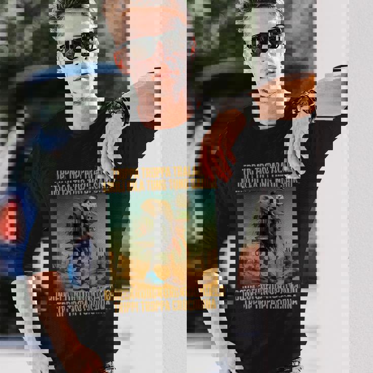 Trippa Troppa Tralala Ai モンスター イタリアン ブレイン ロート キッズ ボーイズ 長袖Tシャツ 彼への贈り物