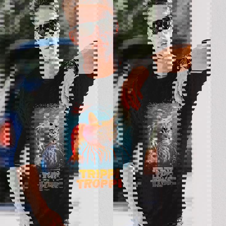 Trippi Troppi イタリアンブレインロットミーム 長袖Tシャツ 彼への贈り物