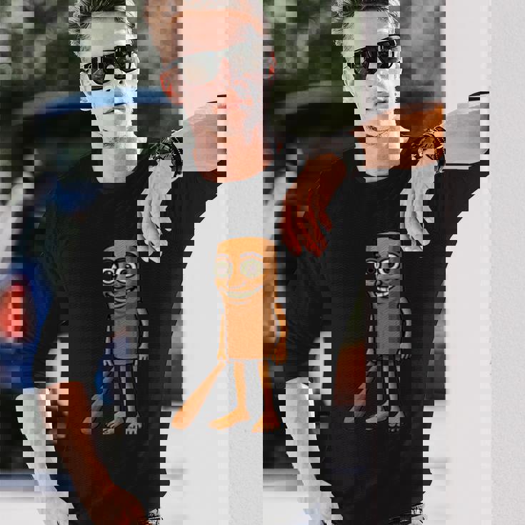 Tung Tung Tungahur Elegant Meme 長袖Tシャツ 彼への贈り物