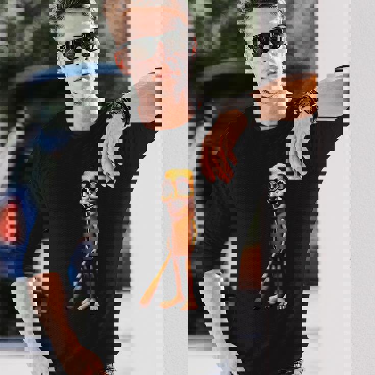 Tung Tung Tungahur-イタリアのブレインロットミーム 長袖Tシャツ 彼への贈り物