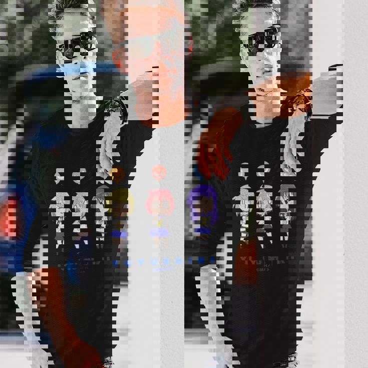 Tvアニメ「ゆゆ式」10周年記念 ＜ちびキャラデフォルメ＞ 長袖Tシャツ 彼への贈り物