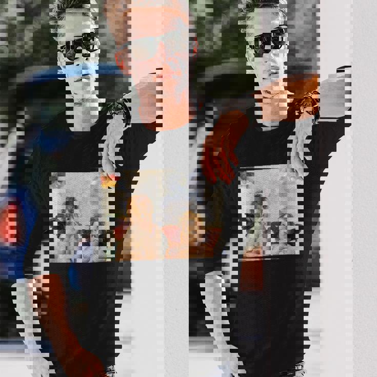 Two Angels Cherubs システィーナ 長袖Tシャツ 彼への贈り物