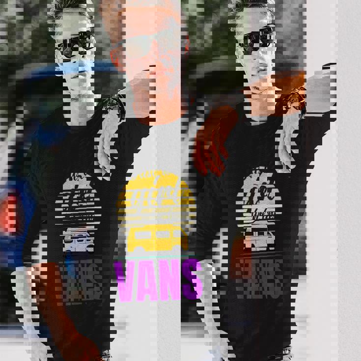 Van Life サンサーファーガールanlife バンを愛する少女 長袖Tシャツ 彼への贈り物