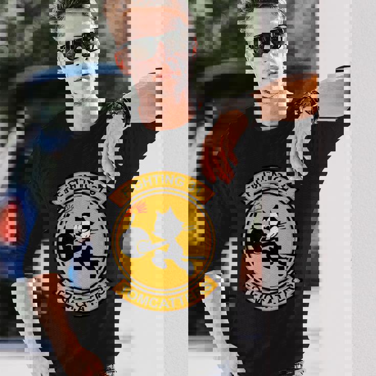 Vf-31 Tomcatters 長袖Tシャツ 彼への贈り物