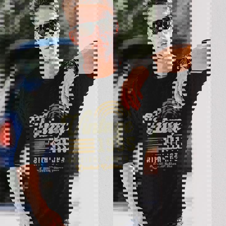 Vintage 1955 オリジナルパーツ 70歳の誕生日 長袖Tシャツ 彼への贈り物