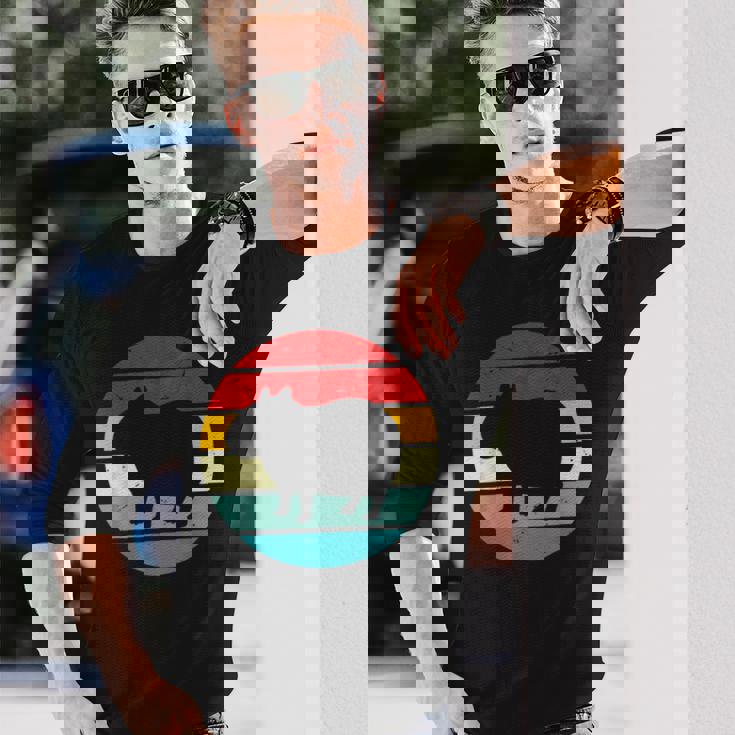 Vintage Retrounset Capybara 長袖Tシャツ 彼への贈り物