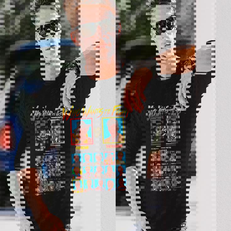 Who Wants To Fight Doctors Doctor 長袖Tシャツ 彼への贈り物