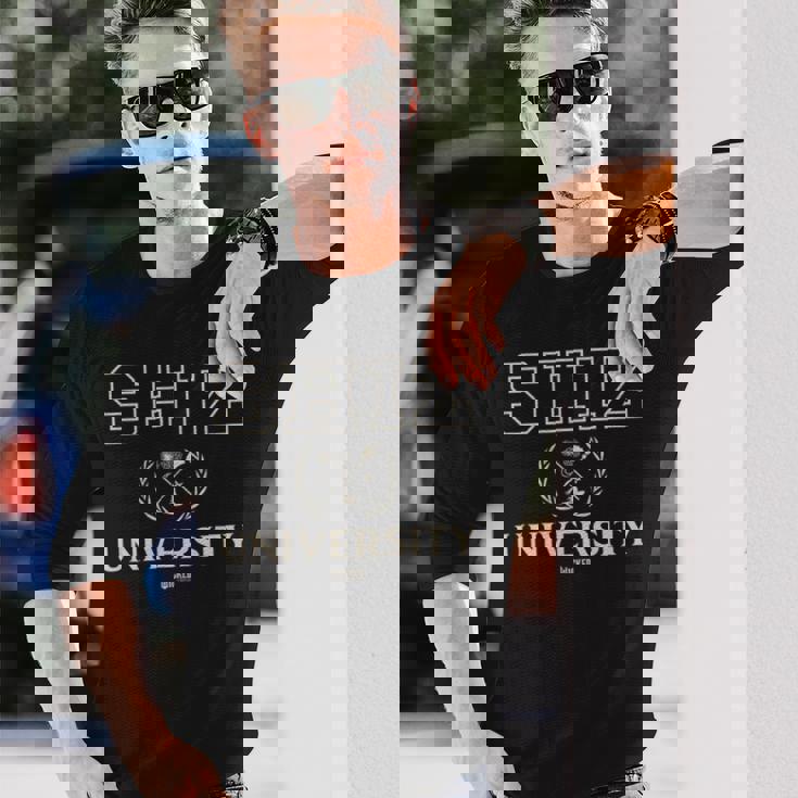 Wickedhiz University エンブレム 長袖Tシャツ 彼への贈り物