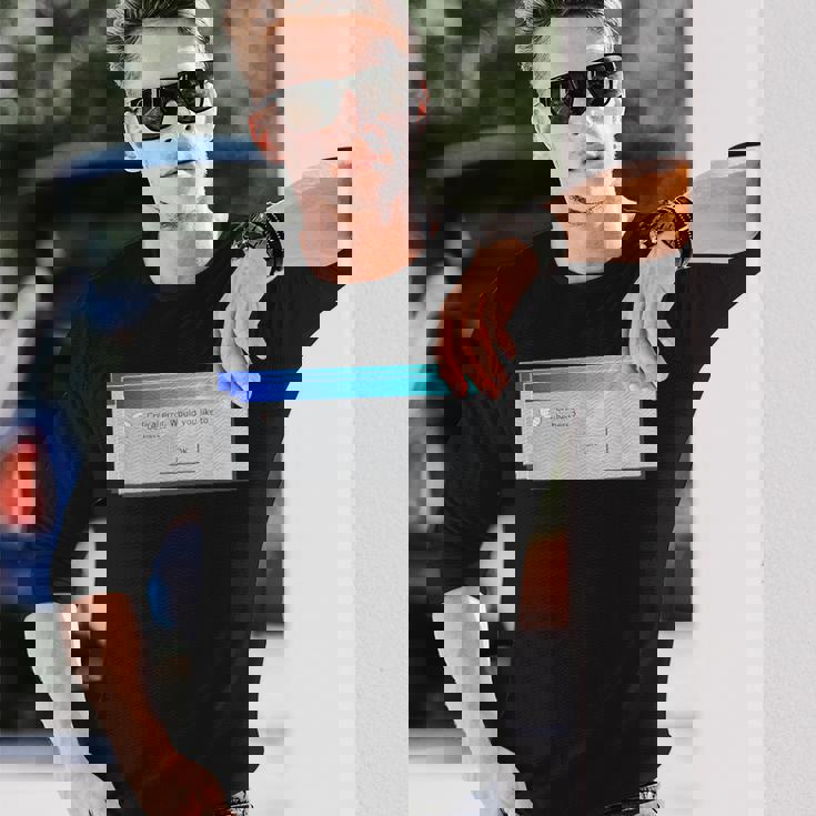 Windows 95 ヴィンテージ ヴェイパーウェーブ Windows 95 長袖Tシャツ 彼への贈り物