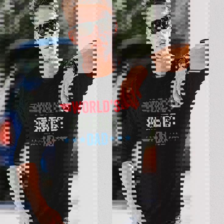 World's Greatest Dad 長袖Tシャツ 彼への贈り物