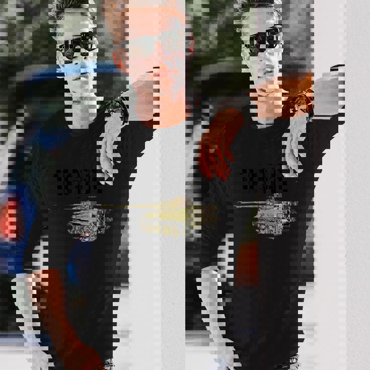 Ww2 ドイツタイガー1戦車 Pzkpfwi 長袖Tシャツ 彼への贈り物