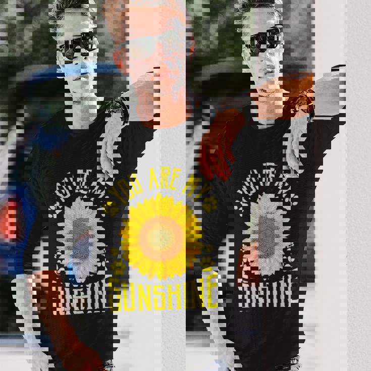 You Are Myunshine ひまわり 長袖Tシャツ 彼への贈り物