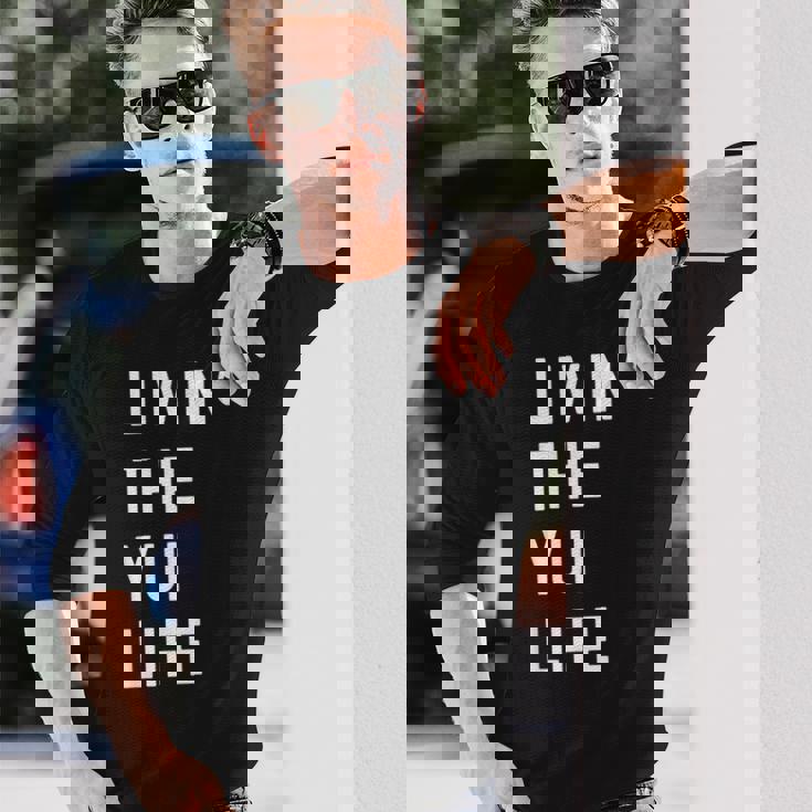 Yui の人生を生きている Yui 長袖Tシャツ 彼への贈り物