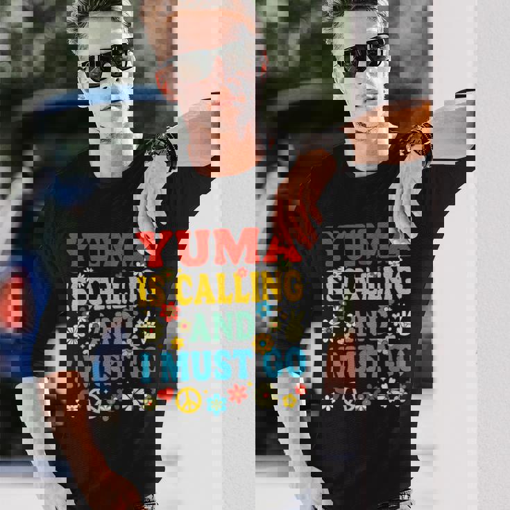 Yuma Is Calling ユマが呼んでいる 長袖Tシャツ 彼への贈り物