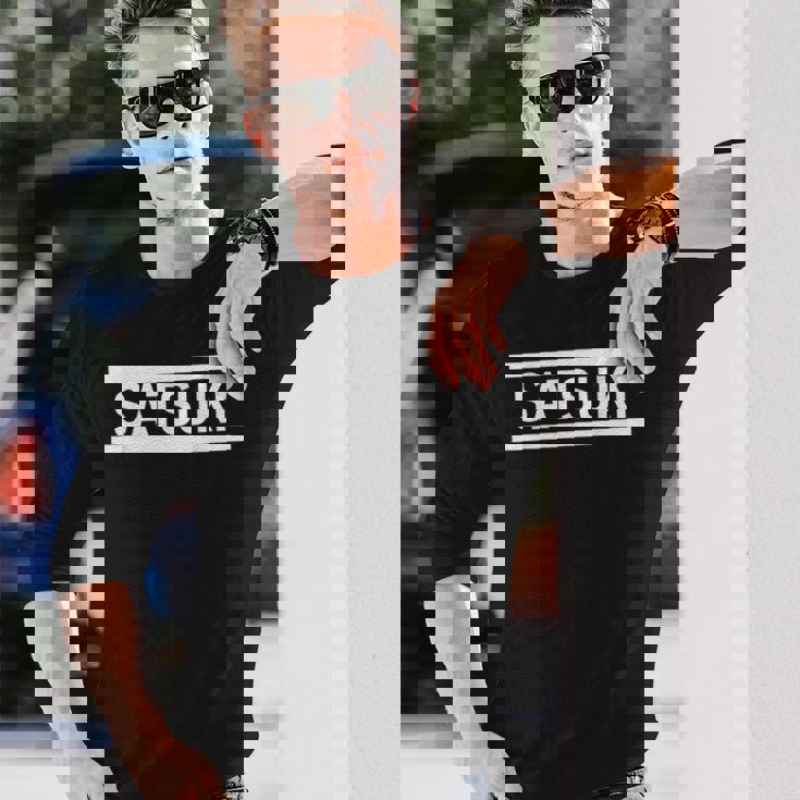 「Satsuki」ヘボン式「さつき」「サツキ」下の名前 ローマ字 名入れ 名乗り ラテン文字 綴り 長袖Tシャツ 彼への贈り物