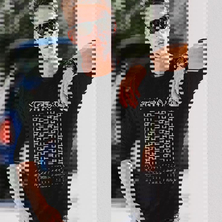 【今日何飲もうかな ハイボール】酒好き 飲み会 のんべえ 遊び心 おもしろ 面白い ギャグ ネタ ウケ狙い 笑える 長袖Tシャツ 彼への贈り物