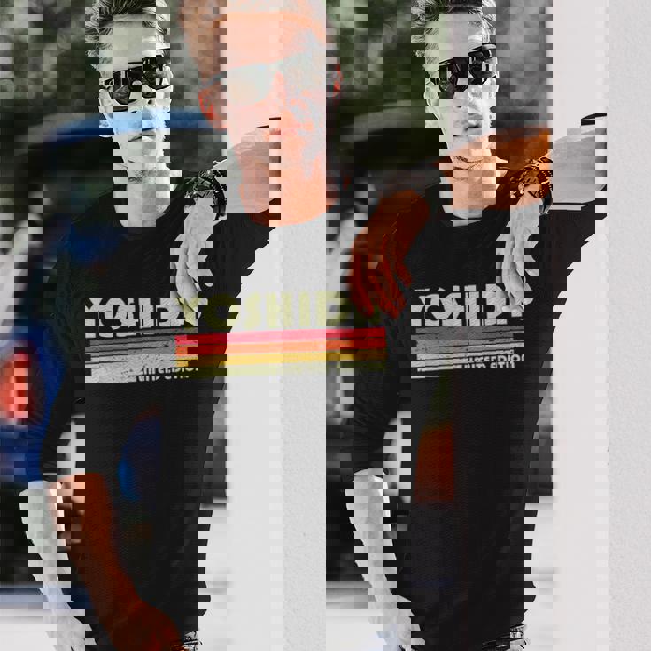 【吉田 芳田 よしだ】名前 名字 家族お揃い ギャグ ネタ ウケ狙い 贈り物 ギフト 面白い おもしろ 長袖Tシャツ 彼への贈り物