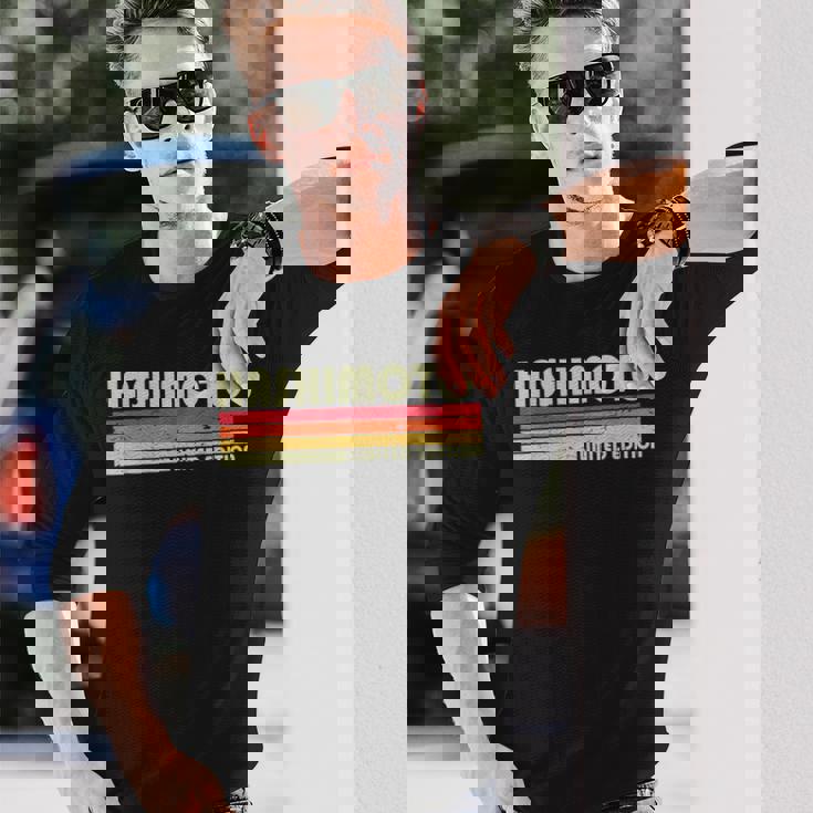 【橋本 橋元 はしもと】名前 名字 家族お揃い ギャグ ネタ ウケ狙い 贈り物 ギフト 面白い おもしろ 長袖Tシャツ 彼への贈り物