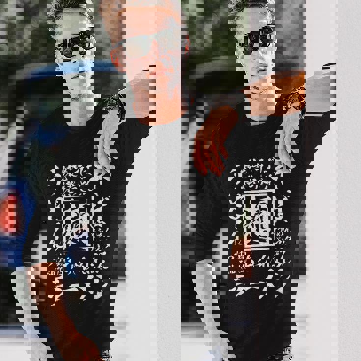 【麺】文字 面白い ネタ 文字入り 筆文字 おもしろ ウケ狙い ラーメン そば うどん パスタ 和柄 食べ物 書道 毛筆 長袖Tシャツ 彼への贈り物