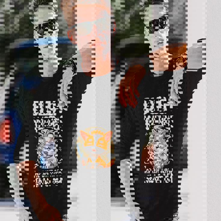 あなたの犬をブラッシングして、私はそれらを剃る必要はありません 長袖Tシャツ 彼への贈り物