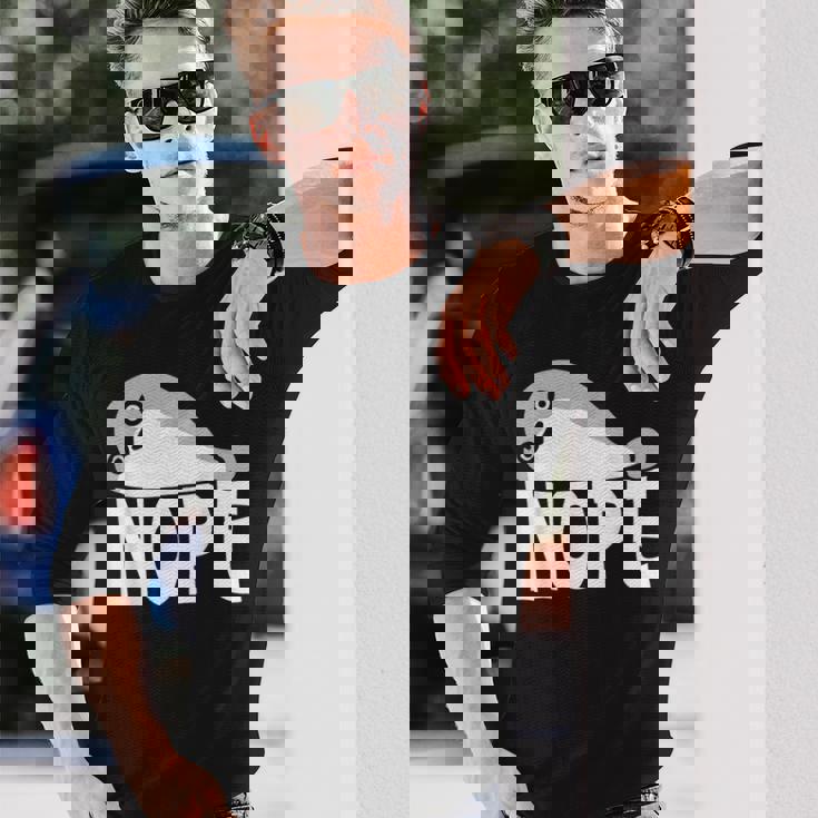 いや、面白いサカバンバスピスフィッシュミーム 長袖Tシャツ 彼への贈り物