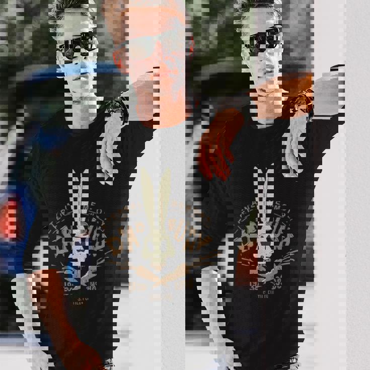 うさぎ 面白い ジョーク ドクロ パロディ デッド バニー 長袖Tシャツ 彼への贈り物