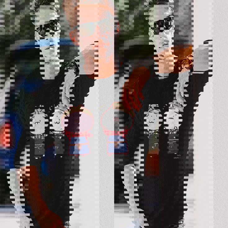 うさまる うさまるとうさこ ダークカラー 長袖Tシャツ 彼への贈り物