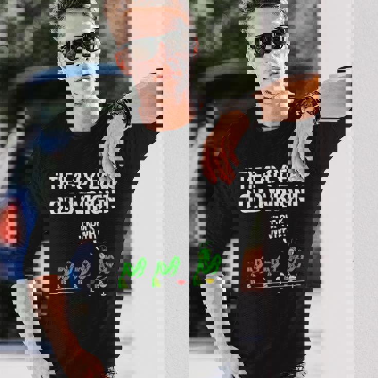 おかしなカマキリ 40歳の童貞 長袖Tシャツ 彼への贈り物