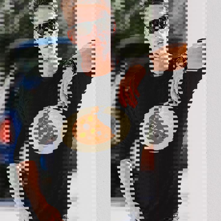 おかしなカレーライス 長袖Tシャツ 彼への贈り物