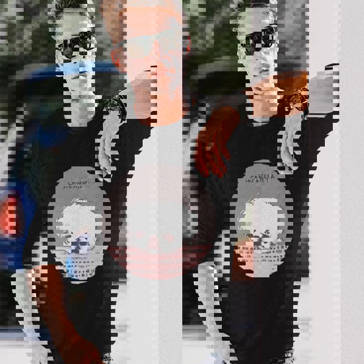 おなかすいた 犬 ワンコ 愛犬 ペキニーズ もふもふ うるうる かわいい 腹ペコ おねだり メンズ レディース キ 長袖Tシャツ 彼への贈り物