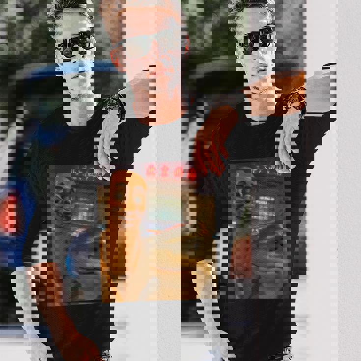 おもしろい Tung Tung Tungahur Tralero Tralalaelfie Brainrot 長袖Tシャツ 彼への贈り物