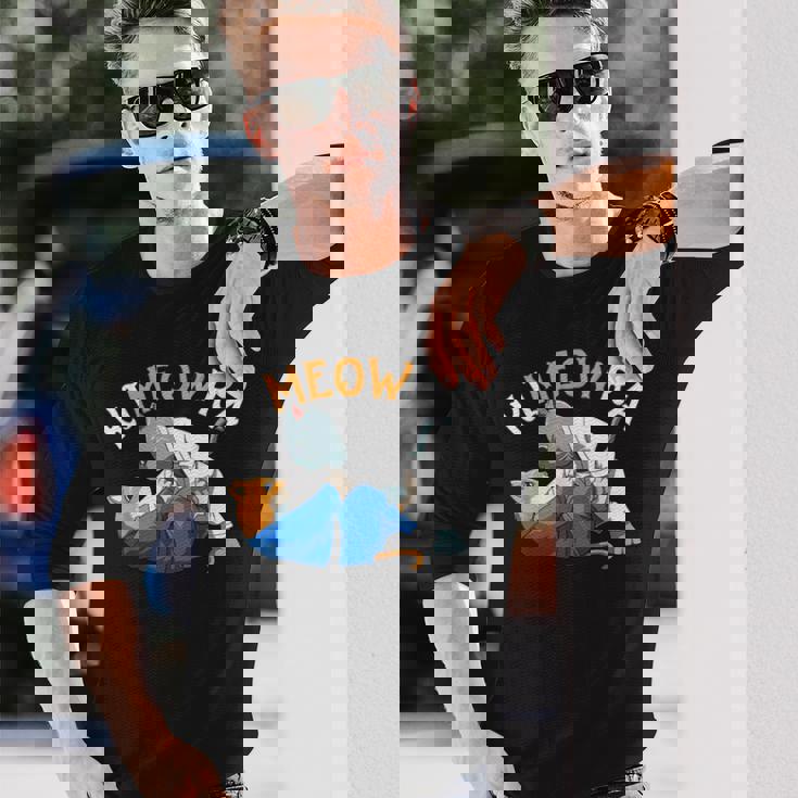 おもしろい柔術猫 柔術愛好者 柔術猫 長袖Tシャツ 彼への贈り物