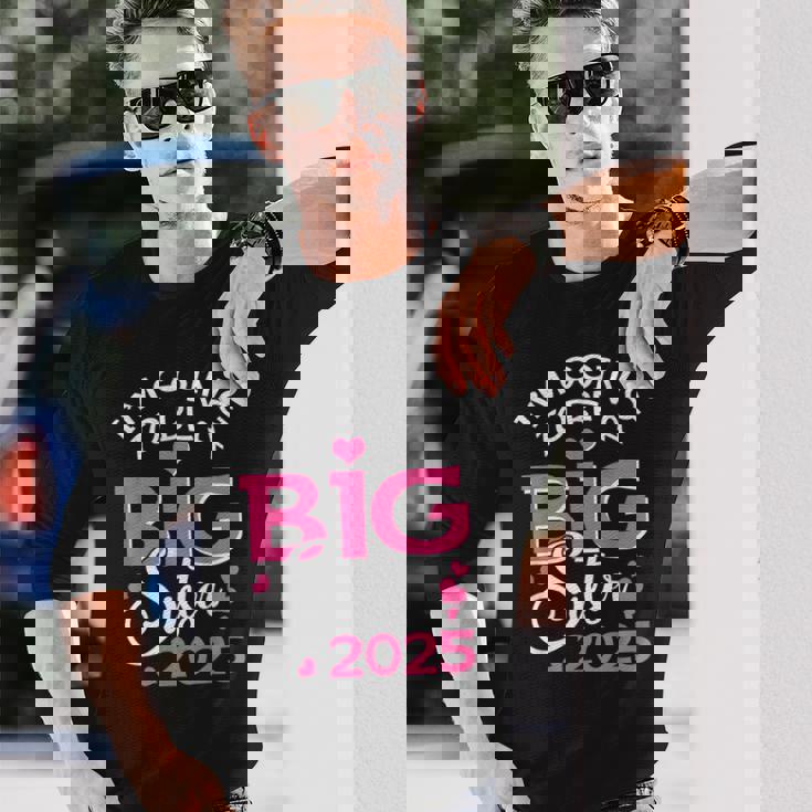 お姉さんになる 2025 妊娠のお知らせ 長袖Tシャツ 彼への贈り物