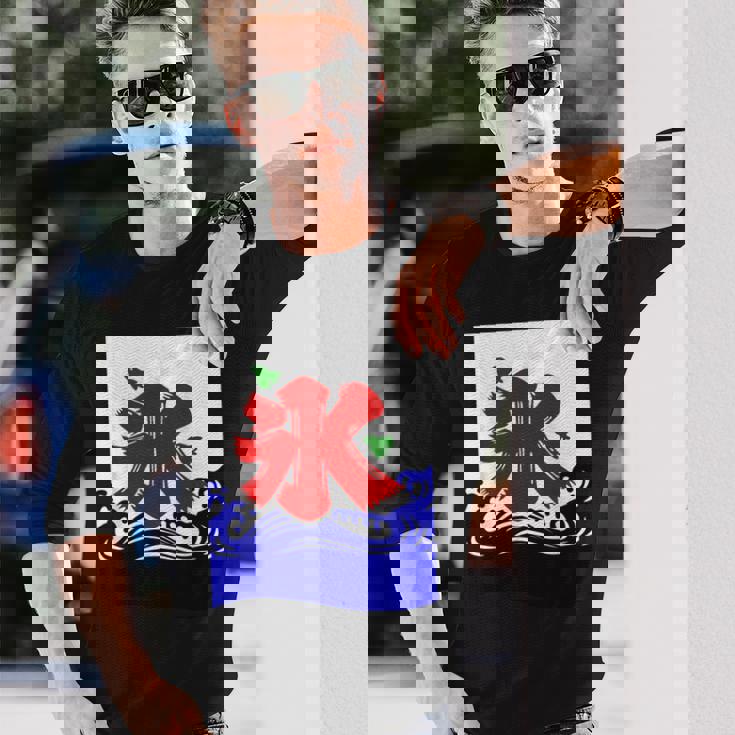 かきごり 日本のこりちどり かき氷サインtシャツ 長袖Tシャツ 彼への贈り物