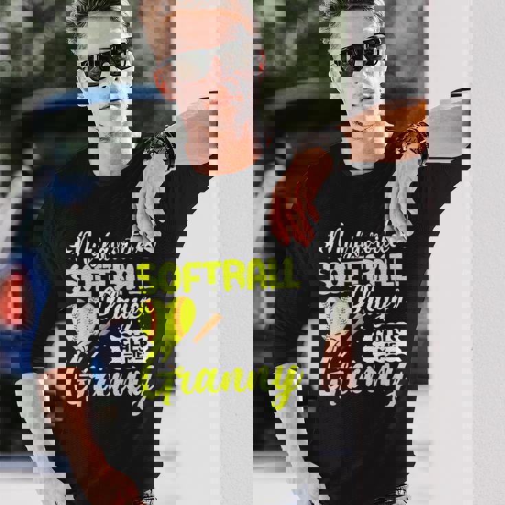 かわいいソフトボール グラニー スポーツ チームプレーヤー 長袖Tシャツ 彼への贈り物