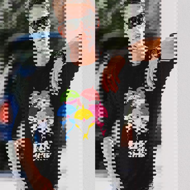 かわいいベビーシャークドゥードゥーギフト 長袖Tシャツ 彼への贈り物