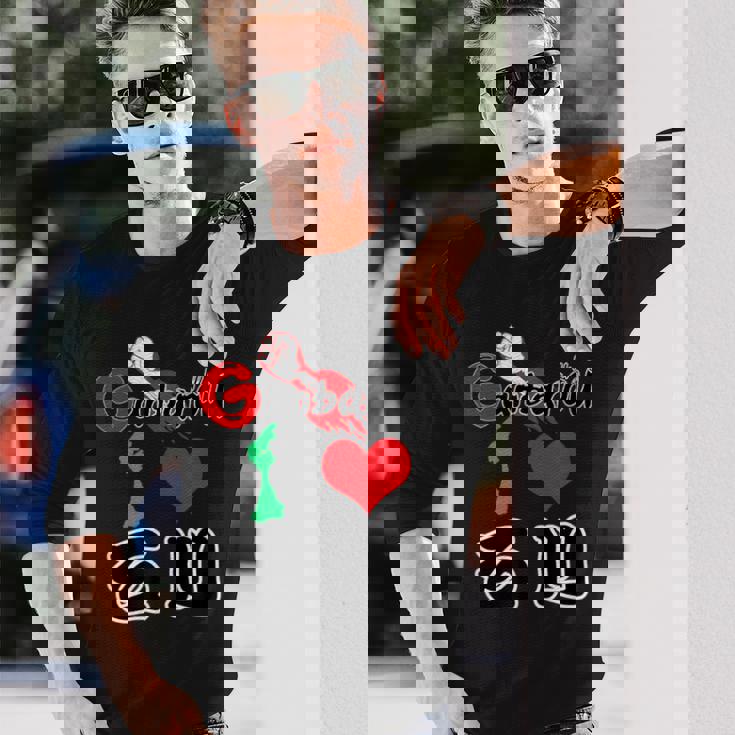 がんばろう Ganbarou 石川 能登 地元愛 応援 復興 長袖Tシャツ 彼への贈り物