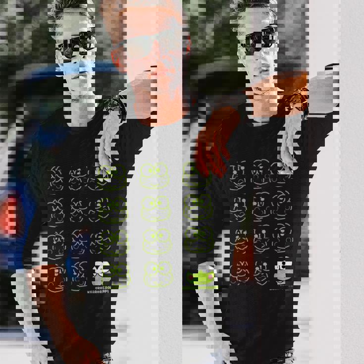 けろけろけろっぴ Usデザイン カオ 長袖Tシャツ 彼への贈り物