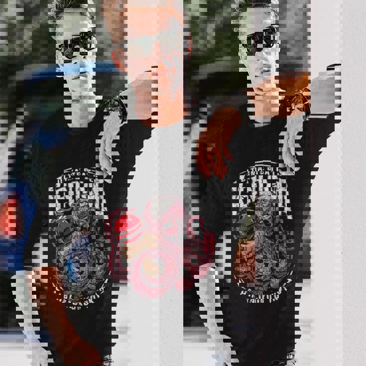 けん玉 原宿 東京 たこ けん玉 戦い お土産 長袖Tシャツ 彼への贈り物