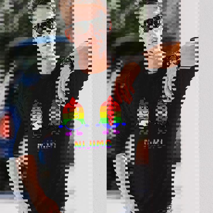 にじモ 長袖Tシャツ 彼への贈り物