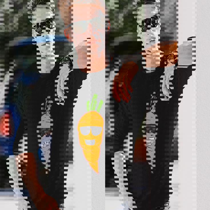 にんじん ハロウィン コスチューム 野菜 にんじん 長袖Tシャツ 彼への贈り物