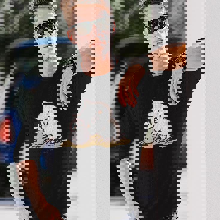 ねこぺん日和 ぎゅっ 長袖Tシャツ 彼への贈り物