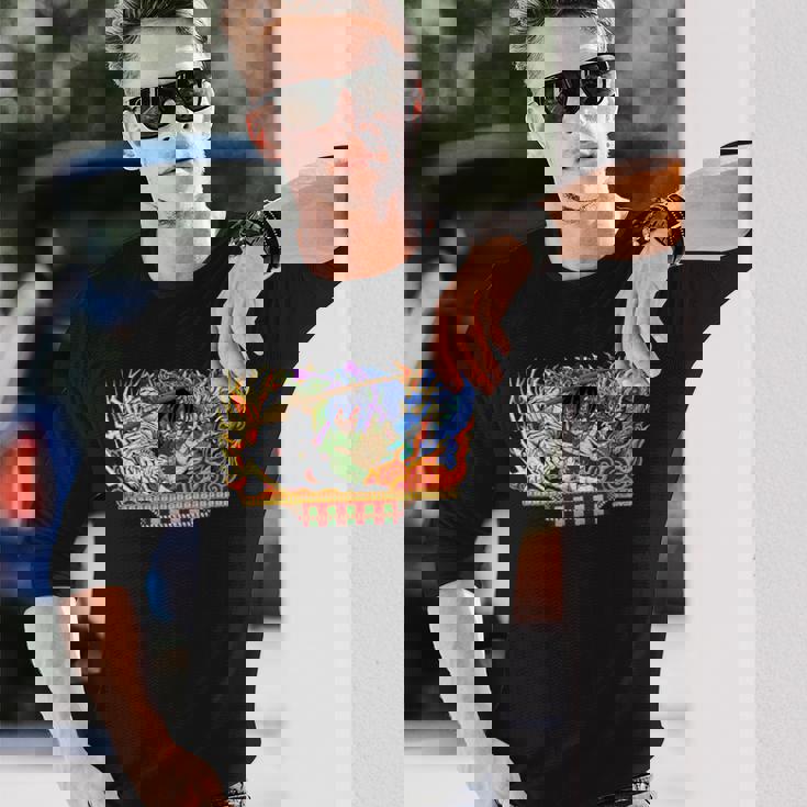 ねぶたデザイン タイガ 長袖Tシャツ 彼への贈り物