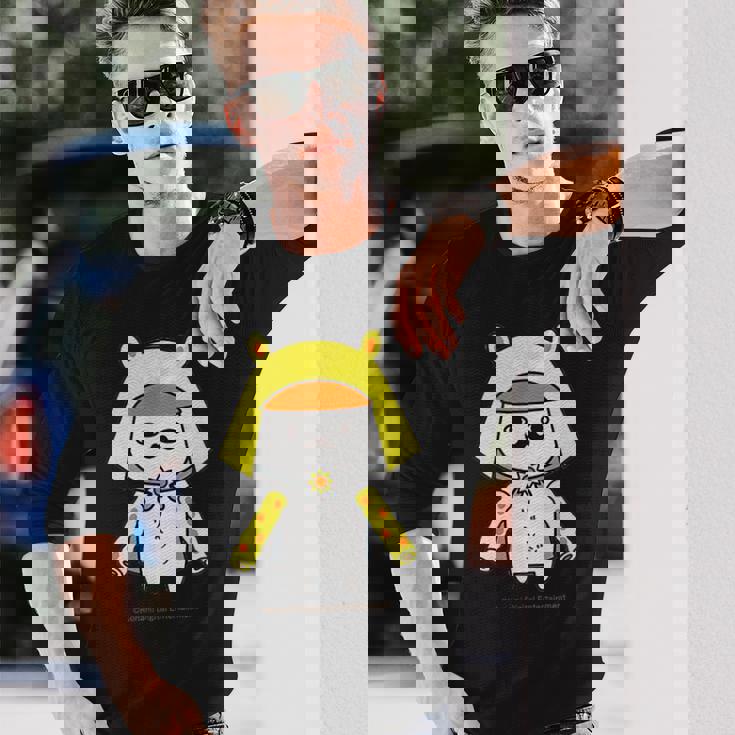 ひなビタスタンプ ひなちくん01 長袖Tシャツ 彼への贈り物