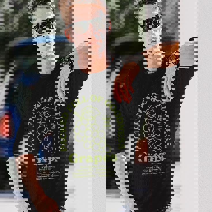 ぶどう 長袖Tシャツ 彼への贈り物