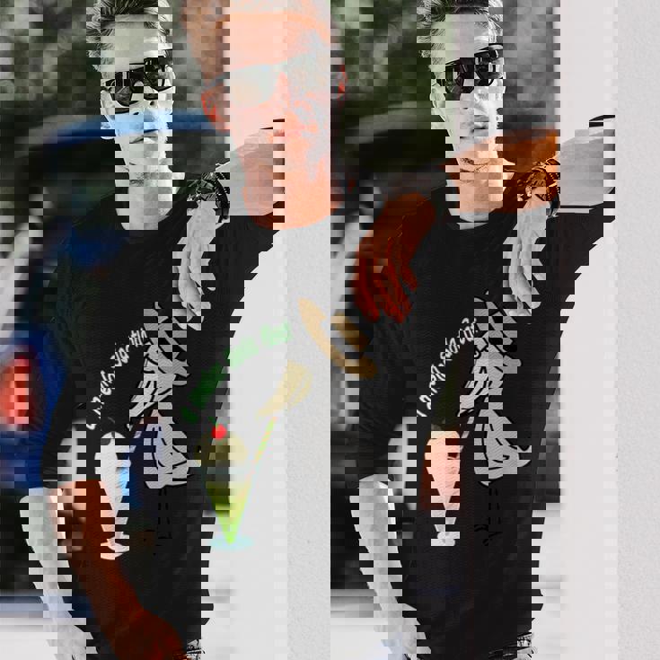 みんな大好きハシビロコウ 動かない鳥 はしび郎クラブ メロンソーダ おもしろ 鳥 Zoo オリジナルデザイン 長袖Tシャツ 彼への贈り物