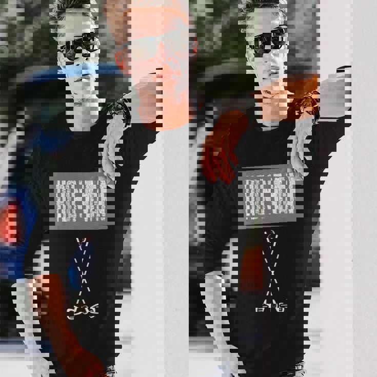 アイアンマンゴルフ愛好家のためのゴルフ愛好家 長袖Tシャツ 彼への贈り物