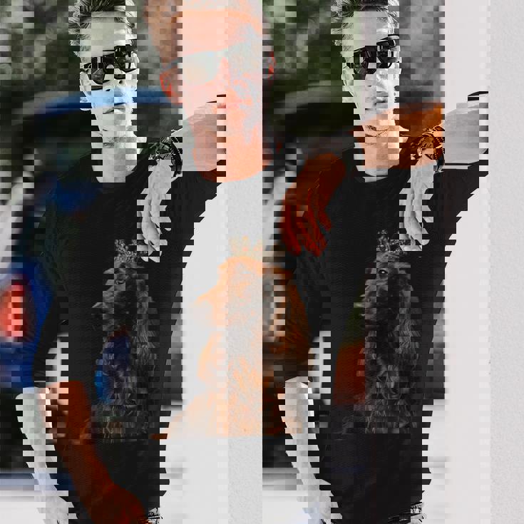 アイリッシュセッター犬 アイリッシュセッター 長袖Tシャツ 彼への贈り物